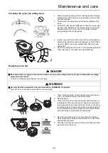 Предварительный просмотр 27 страницы Shindaiwa C360T Operator'S Manual