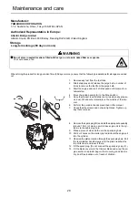 Предварительный просмотр 30 страницы Shindaiwa C360T Operator'S Manual