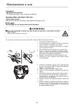 Предварительный просмотр 126 страницы Shindaiwa C360T Operator'S Manual