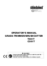 Предварительный просмотр 3 страницы Shindaiwa C361T Operator'S Manual