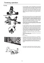 Предварительный просмотр 20 страницы Shindaiwa C361T Operator'S Manual