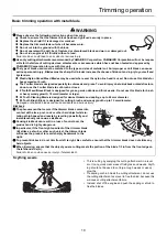 Предварительный просмотр 21 страницы Shindaiwa C361T Operator'S Manual