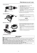 Предварительный просмотр 25 страницы Shindaiwa C361T Operator'S Manual