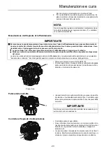 Предварительный просмотр 121 страницы Shindaiwa C361T Operator'S Manual