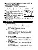 Preview for 30 page of Shindaiwa DG100MI Owner'S And Operator'S Manual