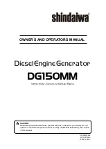 Preview for 1 page of Shindaiwa DG150MM Owners And Operation Manual