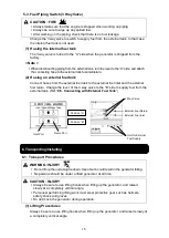 Preview for 18 page of Shindaiwa DG150MM Owners And Operation Manual