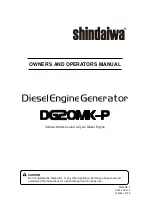Preview for 1 page of Shindaiwa DG20MK-P Owner'S And Operator'S Manual