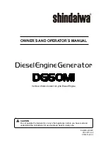 Shindaiwa DG60MI Owner'S And Operator'S Manual preview