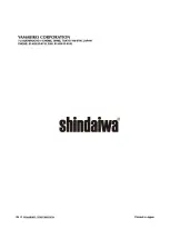 Preview for 52 page of Shindaiwa DG60MI Owner'S And Operator'S Manual