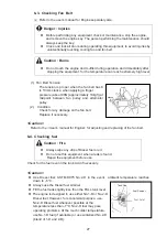 Preview for 29 page of Shindaiwa dga20e Owner'S And Operator'S Manual