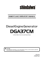 Preview for 1 page of Shindaiwa DGA37CM Owner'S And Operator'S Manual