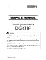 Shindaiwa DGK11F Service Manual preview