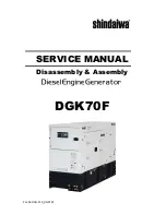 Shindaiwa DGK70F Service Manual предпросмотр