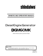 Shindaiwa DGM60MK Owner'S Manual preview