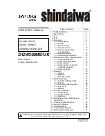 Shindaiwa DGW300MS/UK Operator'S Manual preview