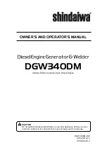 Shindaiwa DGW340DM Owner'S And Operator'S Manual preview