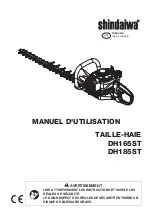 Preview for 31 page of Shindaiwa DH165ST Operator'S Manual