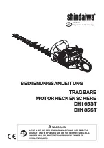 Preview for 59 page of Shindaiwa DH165ST Operator'S Manual