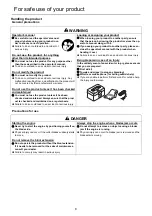 Предварительный просмотр 10 страницы Shindaiwa DH202 Operator'S Manual