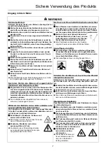 Предварительный просмотр 65 страницы Shindaiwa DH202 Operator'S Manual