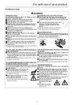 Предварительный просмотр 9 страницы Shindaiwa DH232ST-24 Operator'S Manual