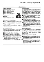 Предварительный просмотр 11 страницы Shindaiwa DH232ST-24 Operator'S Manual