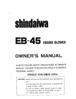 Preview for 1 page of Shindaiwa EB-45 Owner'S Manual