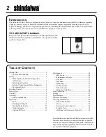 Предварительный просмотр 2 страницы Shindaiwa EB212 Owner'S/Operator'S Manual