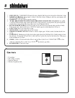 Предварительный просмотр 8 страницы Shindaiwa EB212 Owner'S/Operator'S Manual