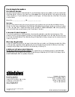 Предварительный просмотр 28 страницы Shindaiwa EB212 Owner'S/Operator'S Manual