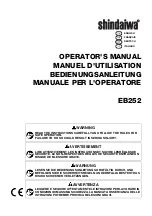 Shindaiwa EB252 Operator'S Manual предпросмотр