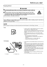 Предварительный просмотр 15 страницы Shindaiwa EB3410 Operator'S Manual