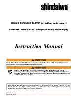 Shindaiwa EB6000 Instruction Manual предпросмотр