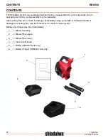 Предварительный просмотр 14 страницы Shindaiwa EB6000 Instruction Manual