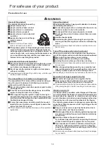 Предварительный просмотр 12 страницы Shindaiwa EB600RT Operator'S Manual