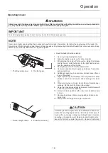 Предварительный просмотр 21 страницы Shindaiwa EB600RT Operator'S Manual