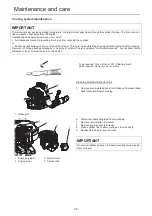 Предварительный просмотр 26 страницы Shindaiwa EB600RT Operator'S Manual