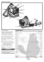 Предварительный просмотр 5 страницы Shindaiwa EB630 Owner'S/Operator'S Manual