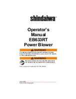 Shindaiwa EB633RT Operator'S Manual предпросмотр