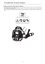 Предварительный просмотр 8 страницы Shindaiwa EB770 Operator'S Manual