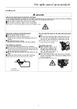 Предварительный просмотр 9 страницы Shindaiwa EB770 Operator'S Manual