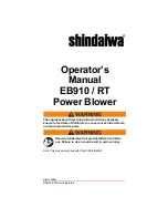 Предварительный просмотр 1 страницы Shindaiwa EB810/RT Operator'S Manual