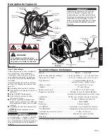 Предварительный просмотр 41 страницы Shindaiwa EB8510 Owner'S/Operator'S Manual