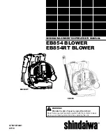 Preview for 1 page of Shindaiwa EB854 Owner'S/Operator'S Manual