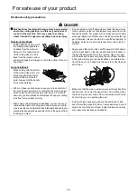 Preview for 14 page of Shindaiwa EC741s Operator'S Manual