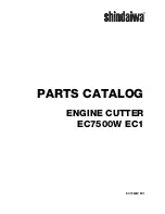Preview for 1 page of Shindaiwa EC7500W EC1 Parts Catalog