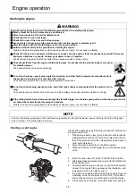 Предварительный просмотр 14 страницы Shindaiwa F226S Operator'S Manual