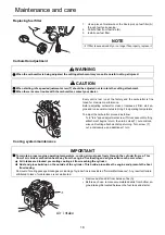 Предварительный просмотр 20 страницы Shindaiwa F226S Operator'S Manual