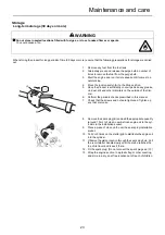 Предварительный просмотр 25 страницы Shindaiwa F226S Operator'S Manual